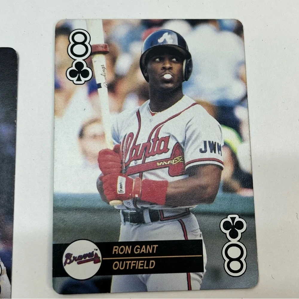 1992 u.s. playing card co. baseball lot‎ of 6 cards ephemera crafts junk journal